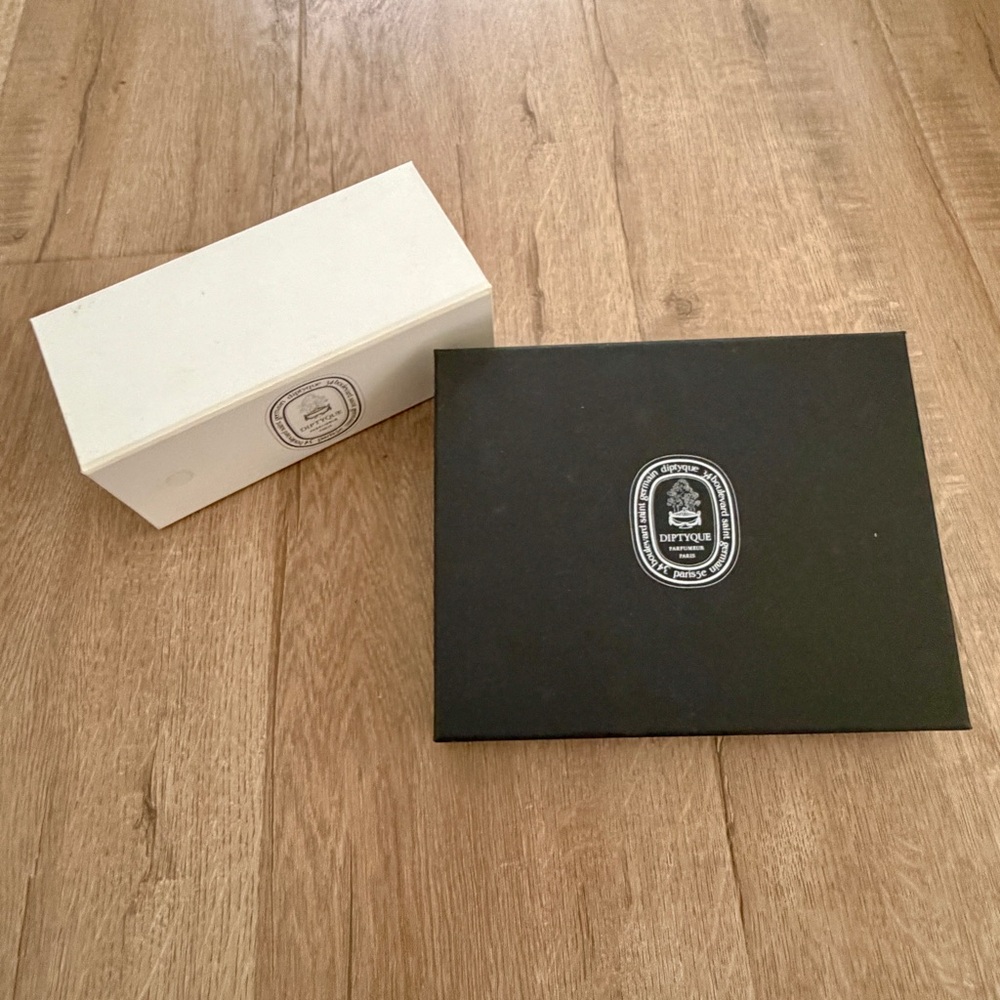 2 PCs‎ DIPTYQUE Empty Gift Box, Black & White